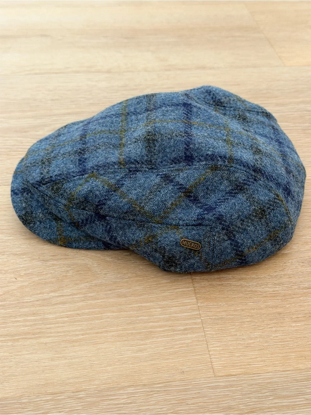 NWOT Mucros Kerry Irish Tweed Flat Cap 100% Wool Made in Ireland Newsboy M
